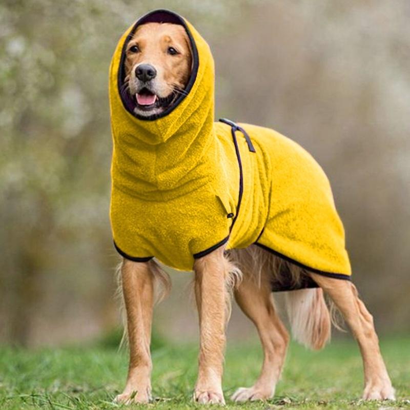 CozyPaws - Hundefrakke med hætte i fleece for varme og komfort