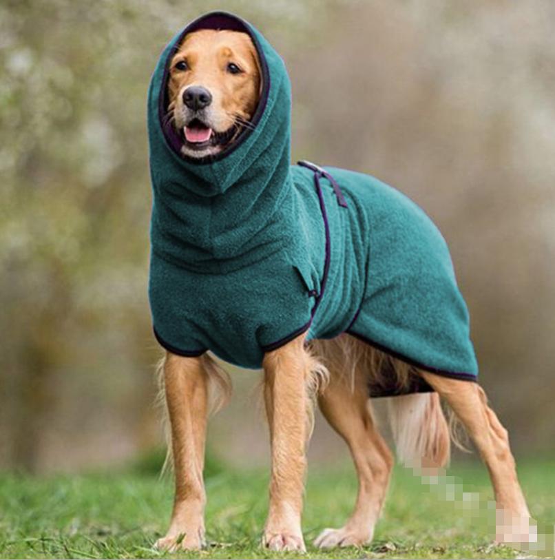 CozyPaws - Hundefrakke med hætte i fleece for varme og komfort