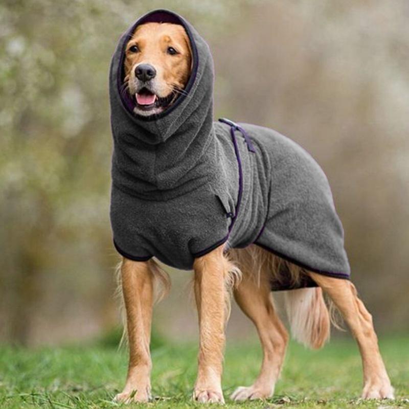 CozyPaws - Hundefrakke med hætte i fleece for varme og komfort