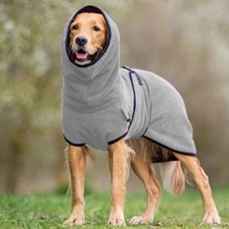 CozyPaws - Hundefrakke med hætte i fleece for varme og komfort
