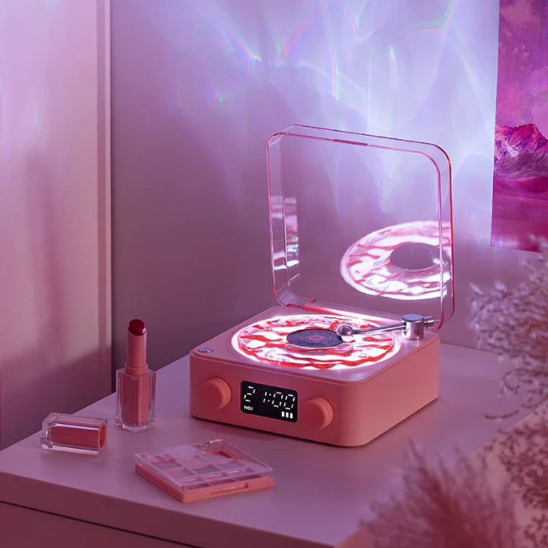 SoundGlow stilfuld højttaler med dynamisk lyd og LED-belysning