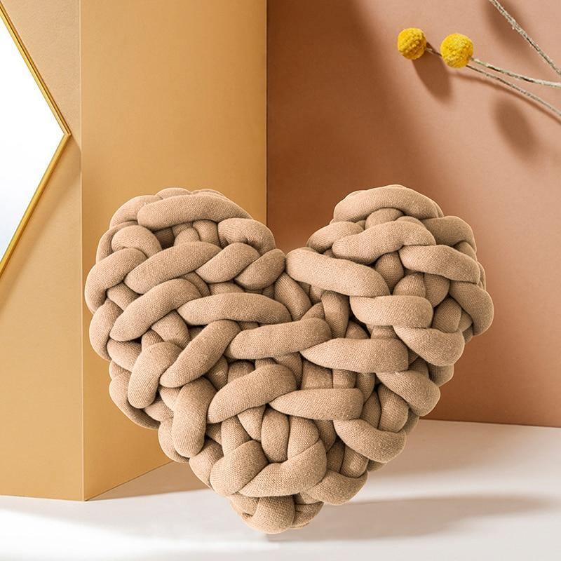 Valentine Heart Chunky strikpude