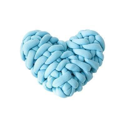 Valentine Heart Chunky strikpude