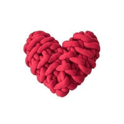 Valentine Heart Chunky strikpude