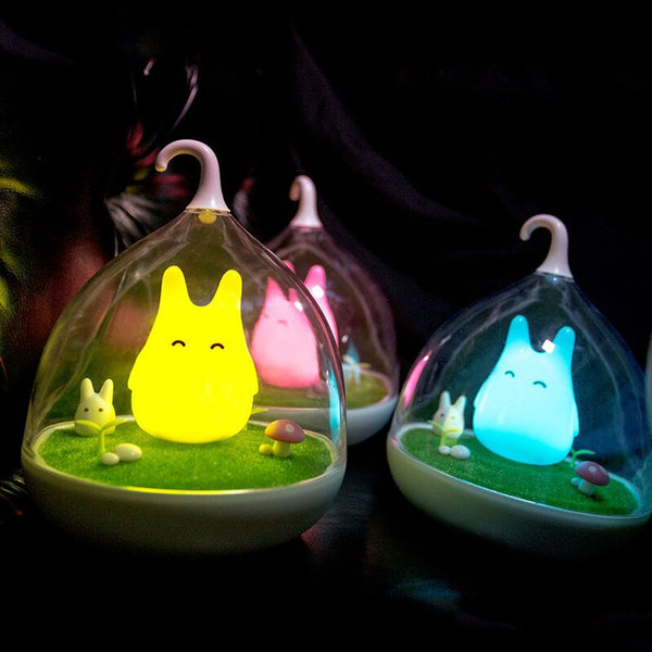 BrilliaGlow - genopladelig LED-natlampe