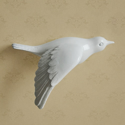 BirdSerenity - unik håndlavet vægkunst