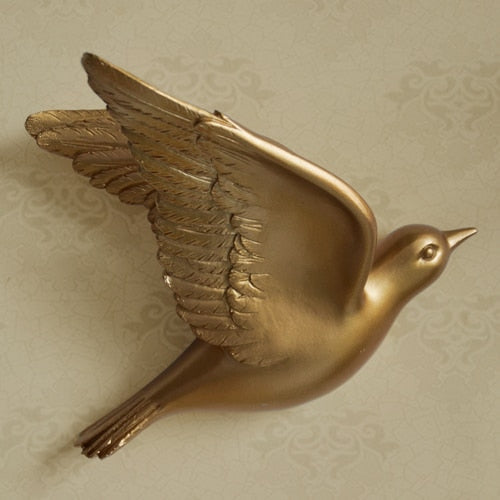 BirdSerenity - unik håndlavet vægkunst
