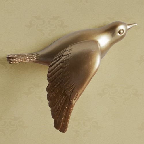 BirdSerenity - unik håndlavet vægkunst
