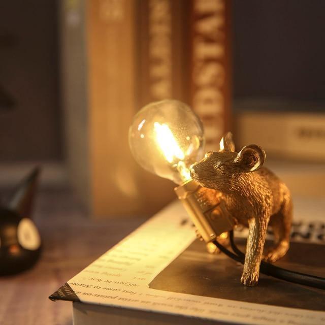 GlowNest - LED mus-formet dekorativ lampe
