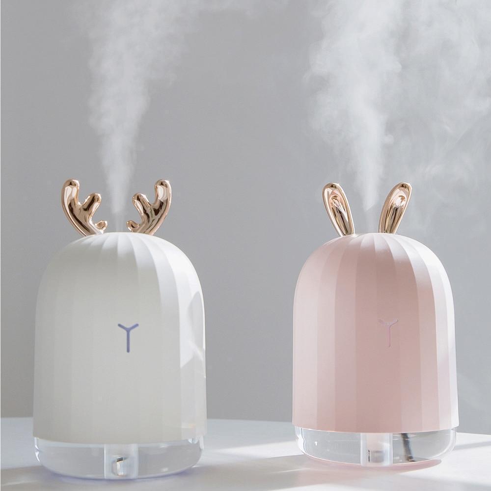 DeerMist Luftfugter – Gevirdesign med Blødt Stemningslys