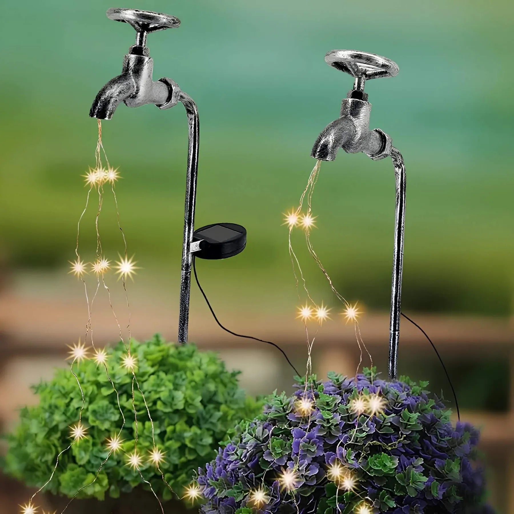 GlowDrops – Solar-drevet vandhane havelamper