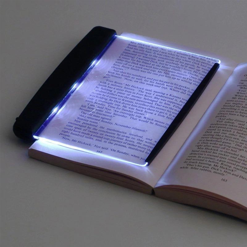 LumiBook – Sammenfoldelig Bogformet Lampe med Blød LED-Belysning