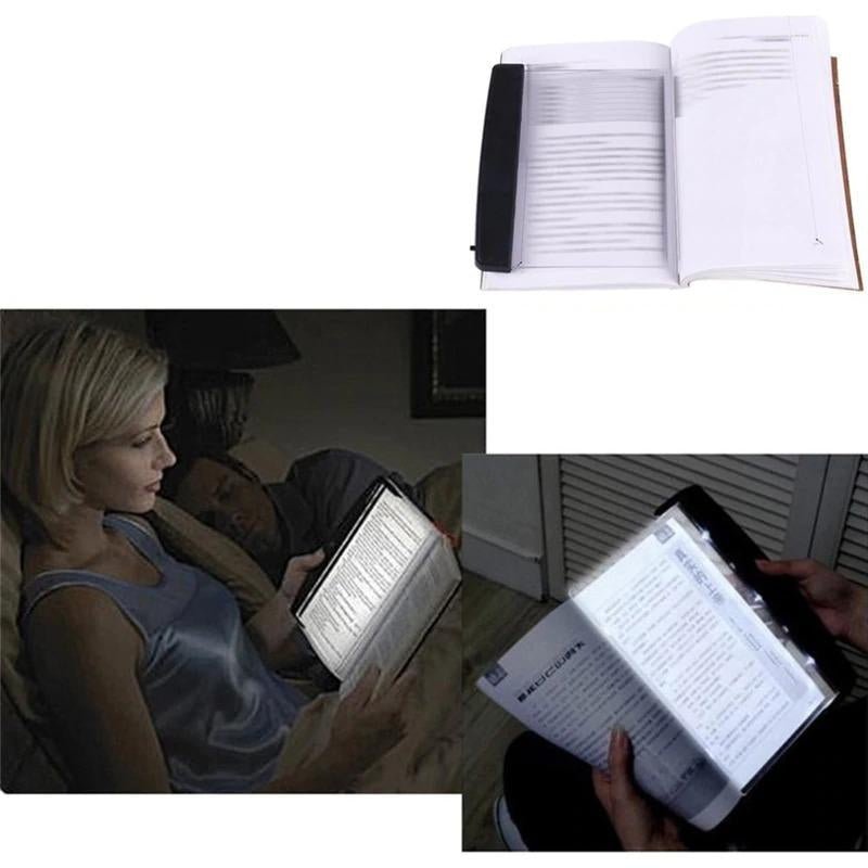 LumiBook – Sammenfoldelig Bogformet Lampe med Blød LED-Belysning