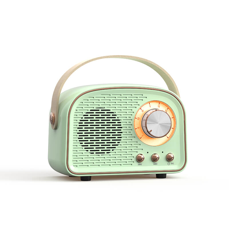 RetroVibe - Bluetooth-højttaler i vintagestil med FM-radio