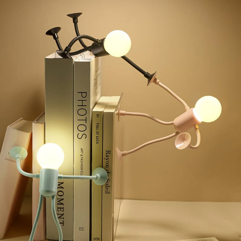LumiFlex justerbar skrivebordslampe med sugekop-fod