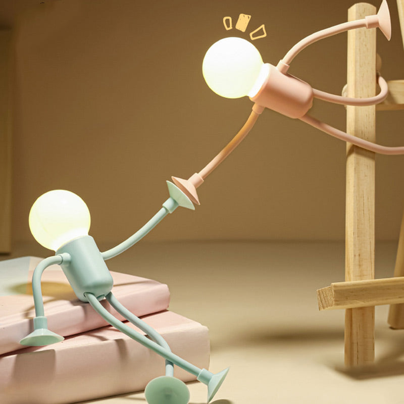 LumiFlex justerbar skrivebordslampe med sugekop-fod
