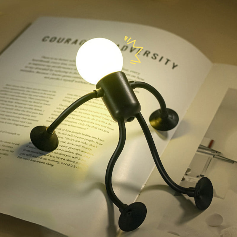 LumiFlex justerbar skrivebordslampe med sugekop-fod