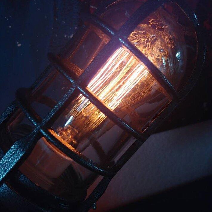 Steampunk-raketlampe