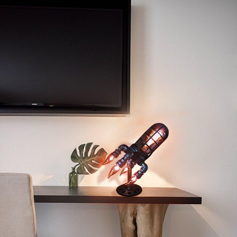 Steampunk-raketlampe