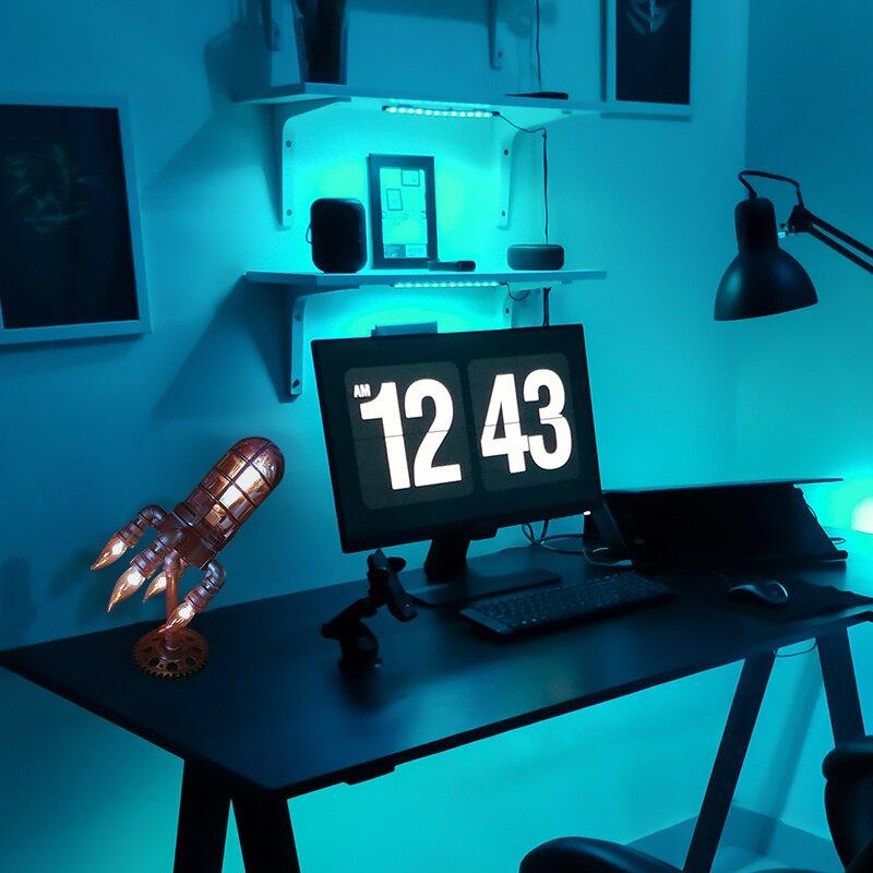 Steampunk-raketlampe