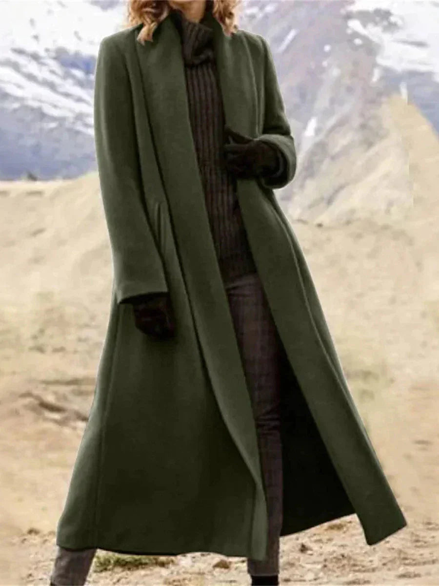Pauline hyggelig lang trenchcoat