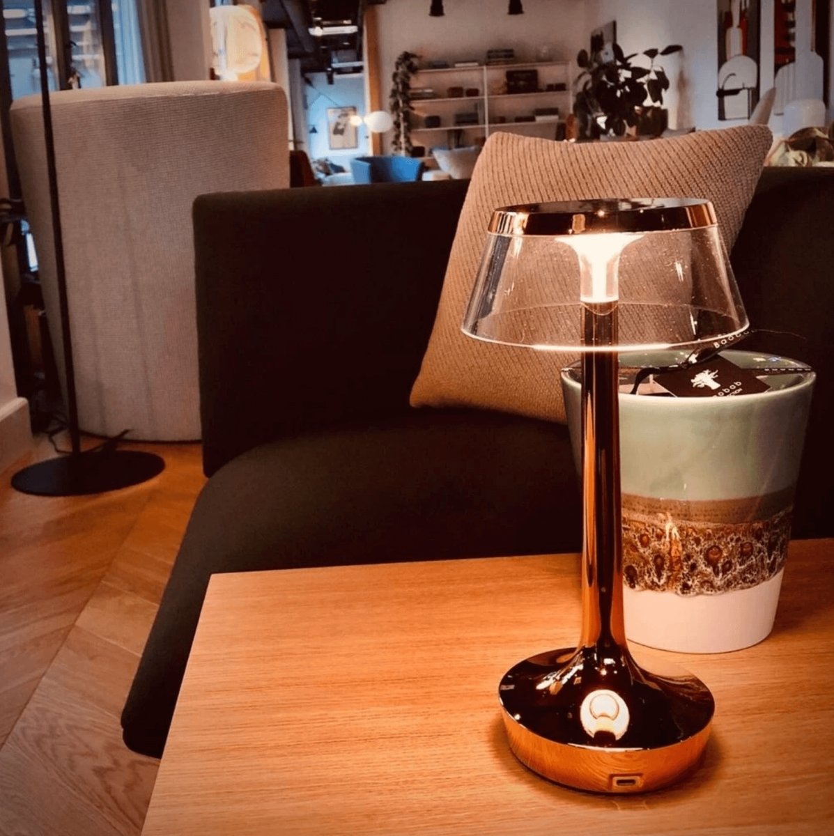 Luma genopladelig bordlampe med berøringskontrol