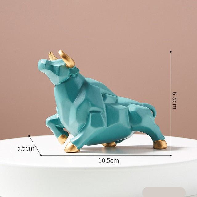 BullArt - Moderne geometrisk figurskulptur af dæk