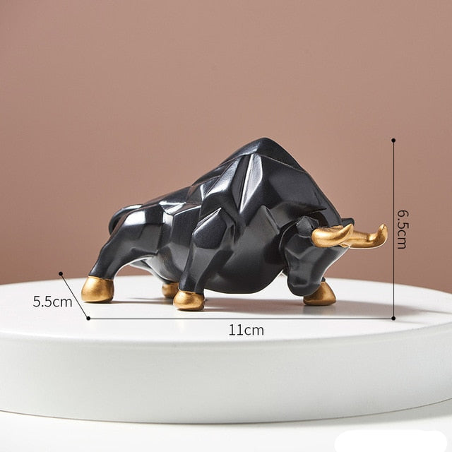 BullArt - Moderne geometrisk figurskulptur af dæk