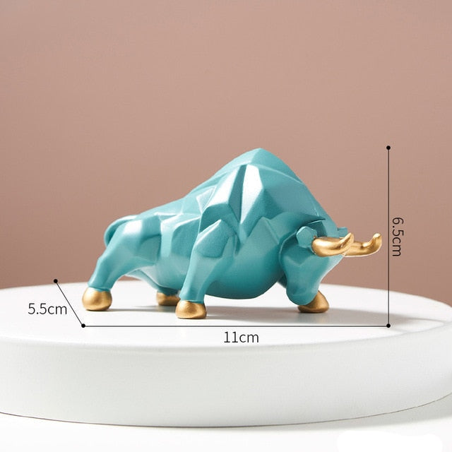 BullArt - Moderne geometrisk figurskulptur af dæk