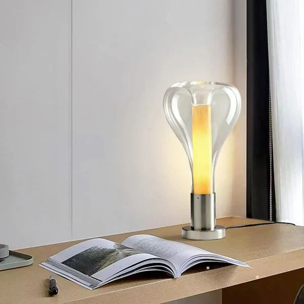 LavaGlow - kunstnerisk bordlampe
