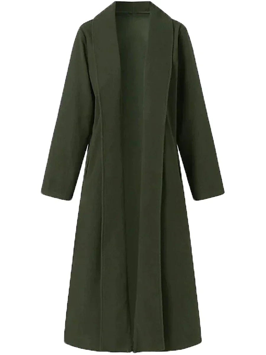 Pauline hyggelig lang trenchcoat
