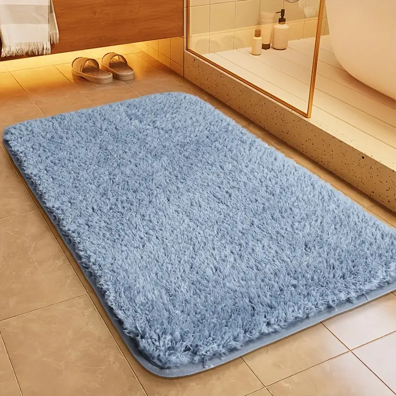 AquaSoft Skridsikker Bademåtte – Blød Komfort & Moderne Design