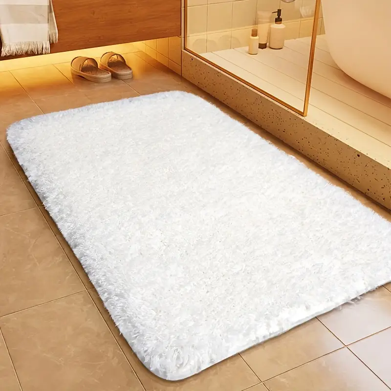 AquaSoft Skridsikker Bademåtte – Blød Komfort & Moderne Design