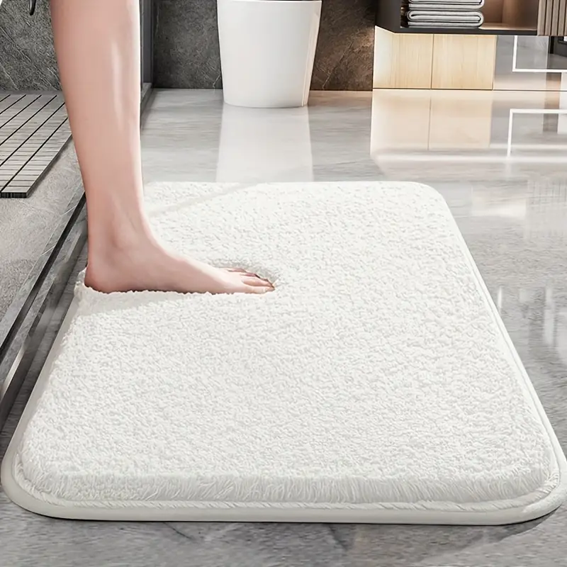 AquaSoft Skridsikker Bademåtte – Blød Komfort & Moderne Design