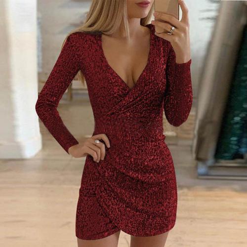 Caroline Gnist Glitter Wrap Damekjole
