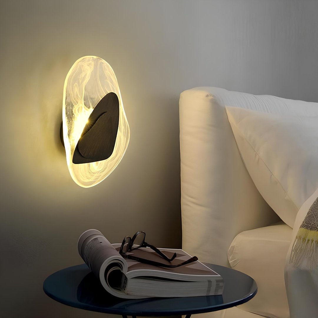GlitzaLume Elegant Krystal Væglampe – Eksklusiv Belysning med Luksuriøst Touch